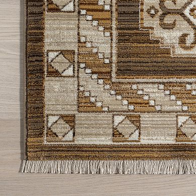 Rugs USA Nettle Leaf Fringed Area Rug