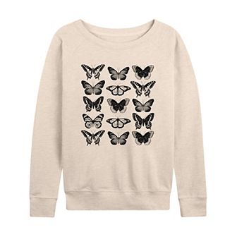 Women's Butterfly Grid French Terry Long Sleeve Tee