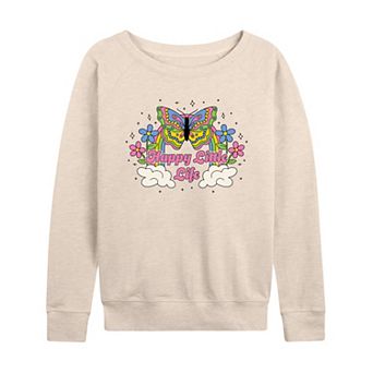 Women's Happy Little Life French Terry Long Sleeve Tee