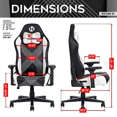 Techni Sport RTA-TS68C Comfort Edge Gaming Chair