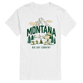 Big & Tall Peanuts Beagle Scouts Montana Graphic Tee