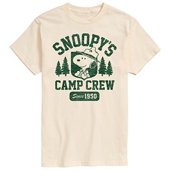 Big & Tall Peanuts Snoopy's Camp Crew Graphic Tee