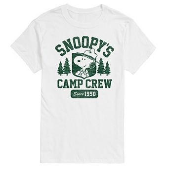 Big & Tall Peanuts Snoopy's Camp Crew Graphic Tee