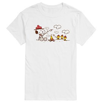 Big & Tall Peanuts Beagle Scouts Bonfire & S'mores Graphic Tee