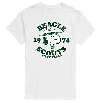 Big & Tall Peanuts Beagle Scouts 50 Years Graphic Tee