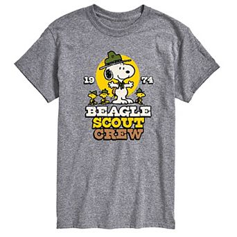 Big & Tall Peanuts Beagle Scouts Crew Graphic Tee
