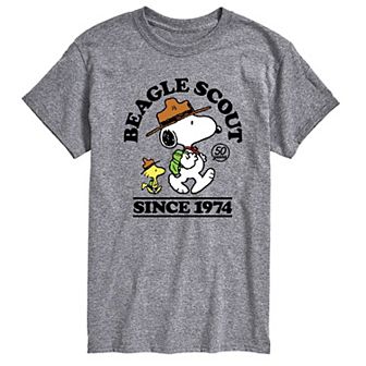 Big & Tall Peanuts Beagle Scouts Since 1974 Graphic Tee