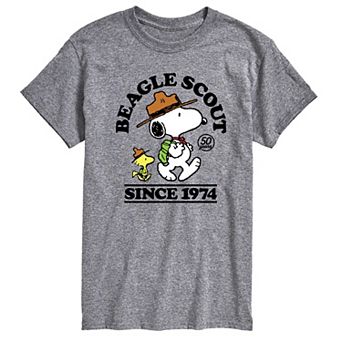 Big & Tall Peanuts Beagle Scouts Since 1974 Graphic Tee