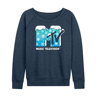 Women's MTV Snowflakes French Terry Long Sleeve Tee