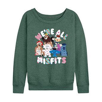 Women's Rudolph We're All Misfits French Terry Long Sleeve Tee