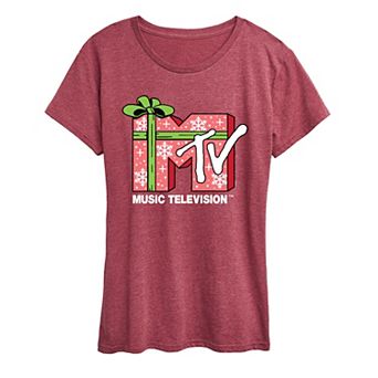 Women's MTV Christmas Present Graphic Tee
