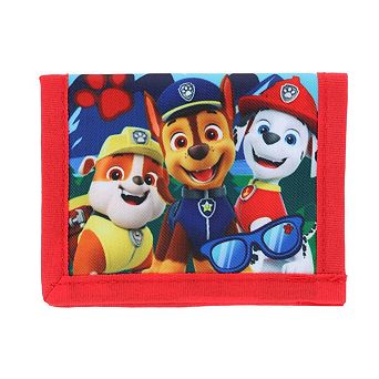 Ctm Kid's Paw Patrol Bifold Wallet With Hook And Loop Closure