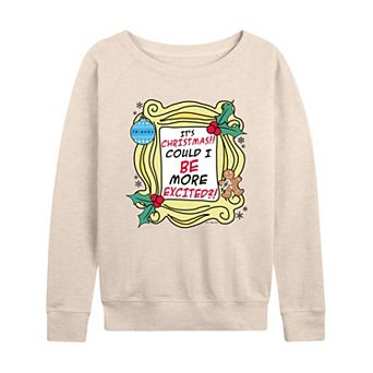 Women's Friends It's Christmas French Terry Long Sleeve Tee