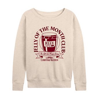 Women's Christmas Vacation Jelly Club French Terry Long Sleeve Tee