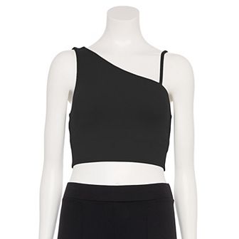 Women's FLX Affirmation One-Shoulder Crop Tank Top