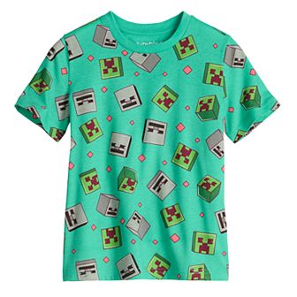 Boys 4-12 Jumping Beans® Minecraft All Over Print Graphic Tee