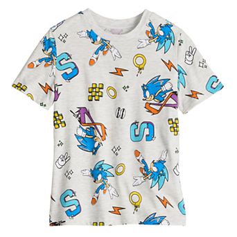 Boys 4-12 Jumping Beans® Sonic The Hedgehog All Over Print Graphic Tee