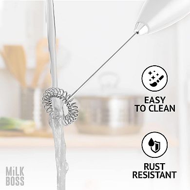 Zulay Kitchen Matcha Whisk - Handheld Electric Stirrer By Milk Boss