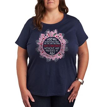 Plus Size Dr. Seuss Grinch Who-Ville Singing Graphic Tee