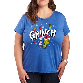 Plus Size Dr. Seuss Grinch Group Graphic Tee