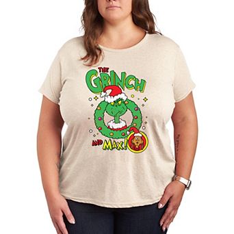 Plus Size Dr. Seuss The Grinch & Max Graphic Tee