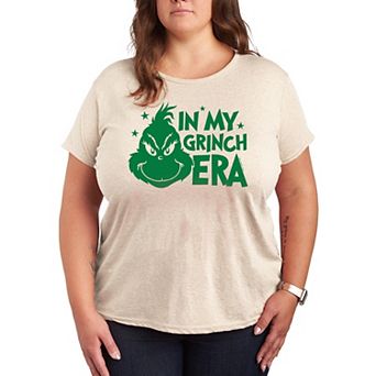 Plus Size Dr. Seuss In My Grinch Era Graphic Tee
