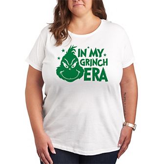 Plus Size Dr. Seuss In My Grinch Era Graphic Tee