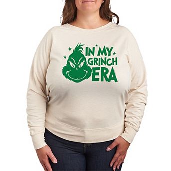 Plus Size Dr. Seuss In My Grinch Era French Terry Long Sleeve Tee