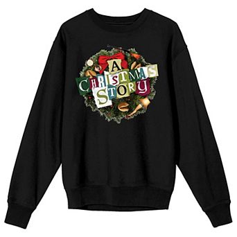 Juniors' A Christmas Story Wreath Sweatshirt