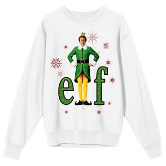 Juniors' Elf Movie Title Logo Poster Sweatshirt