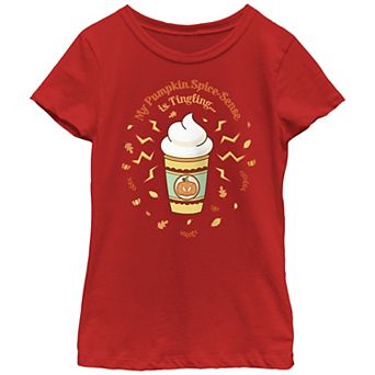 Girls 7-16 Marvel Spider-Man My Pumpkin Spice Sense Is Tingling Graphic Tee
