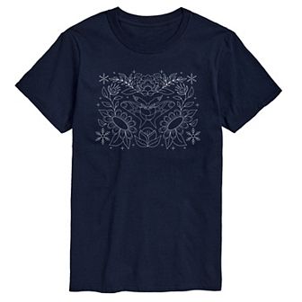 Big & Tall Pokemon Frosmoth Winter Floral Graphic Tee