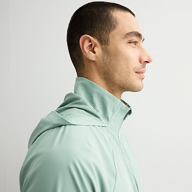Men's Tek Gear® Lightweight Hooded Quarter Zip Jacket