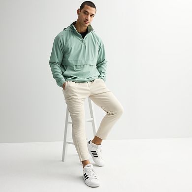 Men's Tek Gear® Lightweight Hooded Quarter Zip Jacket