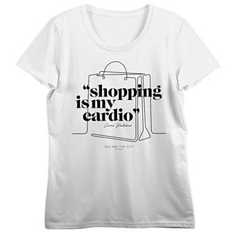 Juniors' Sex And The City Shopping Graphic Tee