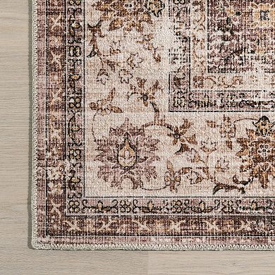 Rugs USA Rosewood Vintage Machine Washable Area Rug