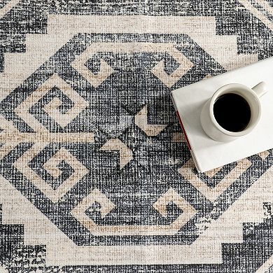 Rugs USA Sagebrush Geometric Machine Washable Area Rug
