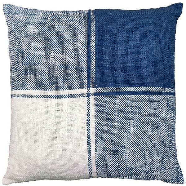 Sonoma Goods For Life® Chunky Woven Plaid Pillow - True Navy