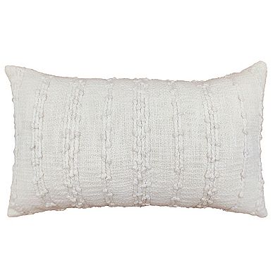 Sonoma Goods For Life® Ivory Textured Stripes Throw Pillow