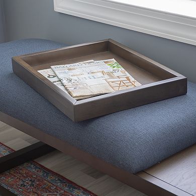 Linon Georgia Bench With Tray
