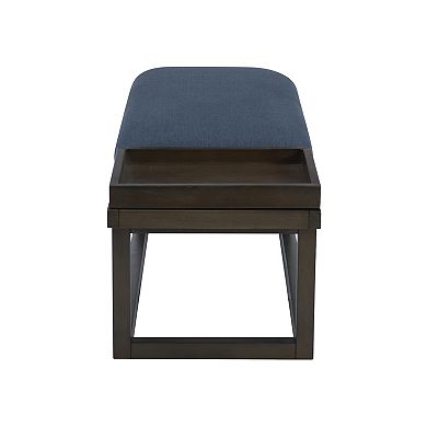 Linon Georgia Bench With Tray