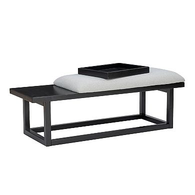Linon Georgia Bench With Tray