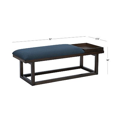 Linon Georgia Bench With Tray
