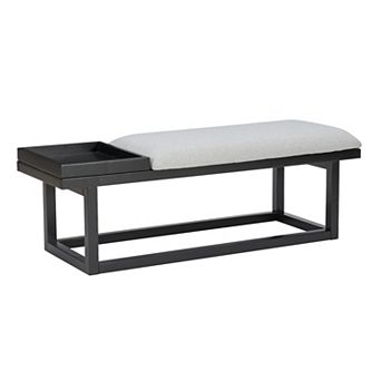 Linon Georgia Bench With Tray