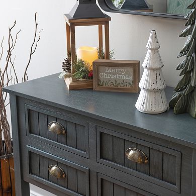 Linon Brimley Beadboard Console