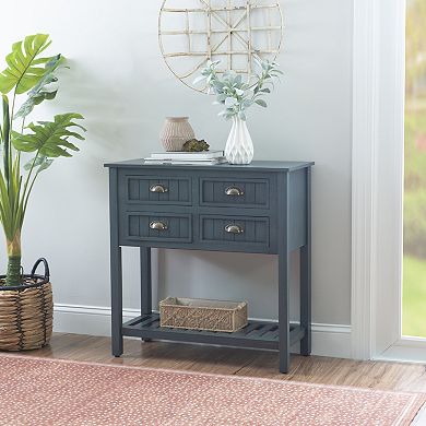 Linon Brimley Beadboard Console