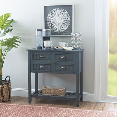 Linon Brimley Beadboard Console