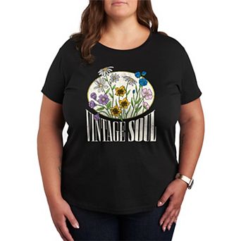 Plus Size Vintage Soul Graphic Tee
