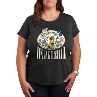 Plus Size Vintage Soul Graphic Tee