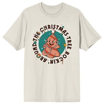 Juniors' Rockin Around The Christmas Tree Graphic Tee